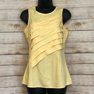 Banana Republic - canary yellow dressy top